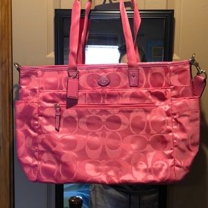 Coach Nylon Diaper Bag!